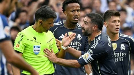 Jesús Gil Manzano und Real Madrids Kapitän Dani Carvajal