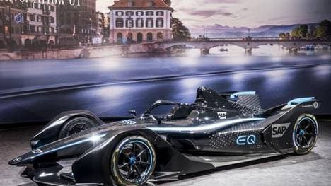 Der Mercedes EQ Silver Arrow 01 trägt noch nicht die endgültige Lackierung