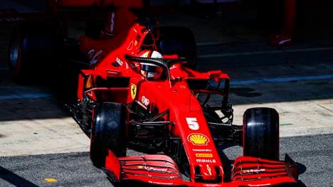 Sebastian Vettel startet in Barcelona von Rang elf