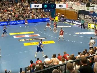 HBW Balingen-Weilstetten -  Handball Club Hamburg aus der Handball-Bundesliga im Video.