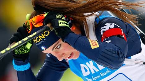 Dorothea Wierer beim Biathlon