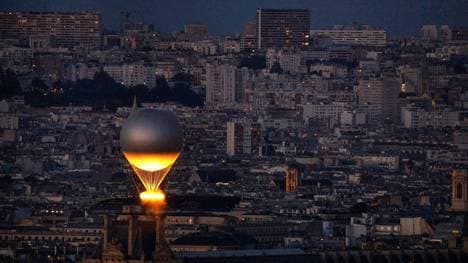 Olympischer Ballon in Paris