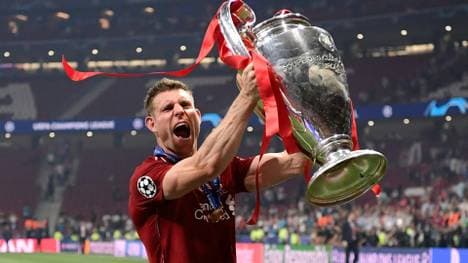 Milner 2019 nach dem Gewinn der Champions League