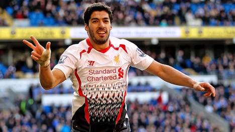 Luis Suarez im Trikot des FC Liverpool