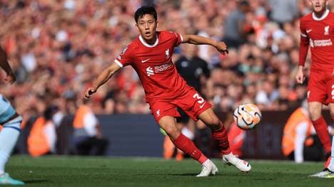 Wataru Endo spielt jetzt für Liverpool