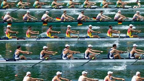 Der Männer-Achter gewann das B-Finale