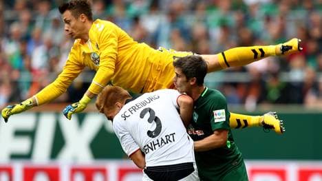 Bremen und Freiburg lieferten sich größtenteils ein Duell auf Augenhöhe