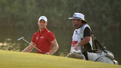 Martin Kaymer und sein Caddy in Dubai