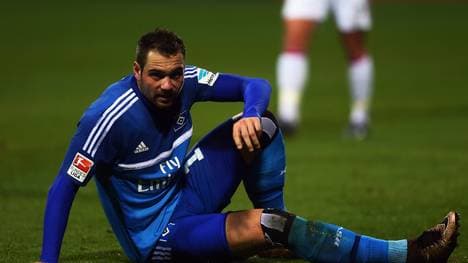 HSV-Stürmer Pierre-Michel Lasogga hat sich erneut an der Schulter verletzt 