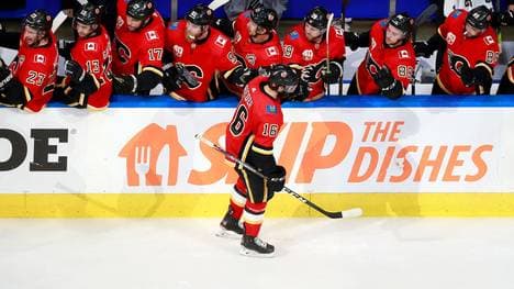 Tobias Rieder erzielt für Calgary einen Treffer in Unterzahl