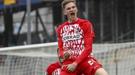 Maximilian Breunig jubelt künftig für Heidenheim