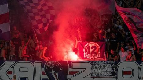 Ausschreitungen beim Spiel von Austria Wien