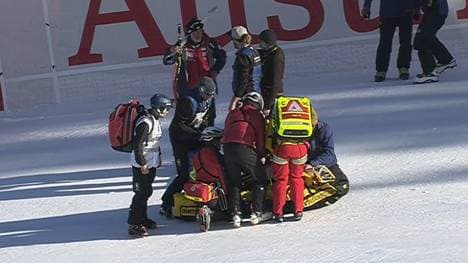Alexis Pinturault stürzte auf der Streif schwer
