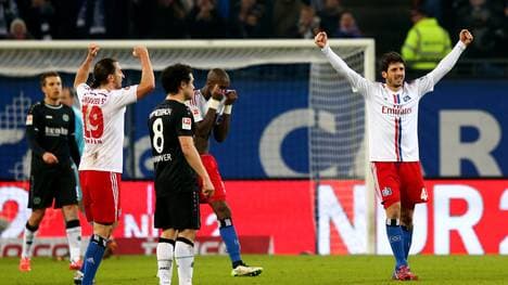 Hamburger SV Jubel gegen Hannover 96