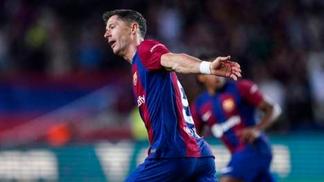 Robert Lewandowski sorgte für die Aufholjagd von Barca