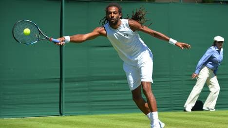 Dustin Brown liegt aktuell auf Rang 96 der ATP-Weltrangliste-Dustin Brown in Wimbledon