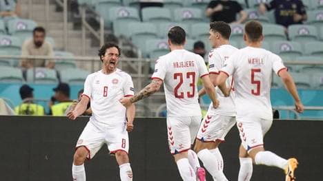 Thomas Delaney brachte Dänemark in Führung