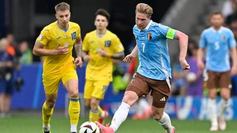 Kevin De Bruyne landete mit Belgien auf Platz 2