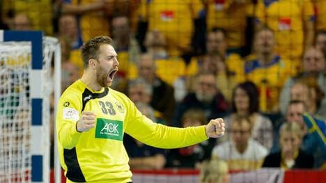 Andreas Wolff hält den deutschen Sieg fest