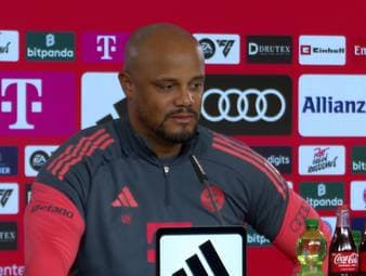 Vincent Kompany freut sich auf das Top-Duell gegen Borussia Dortmund. Der Bayern-Coach gibt auch seine Gedanke über das CL-Aus des BVB unter der Woche preis.