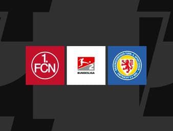 2. Bundesliga heute: Nürnberg gegen Braunschweig