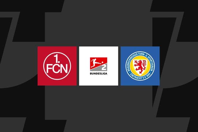 2. Bundesliga heute: Nürnberg gegen Braunschweig