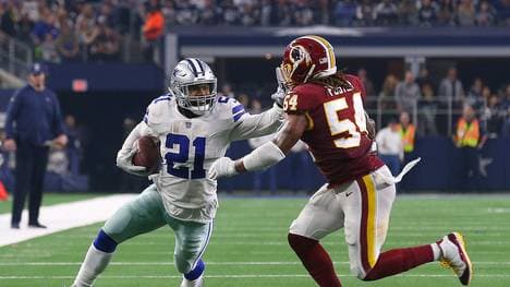 NFL Washington Redskins v Dallas Cowboys Ezekiel Elliott lief gegen die Redskins für 121 Yards und einen Touchdown