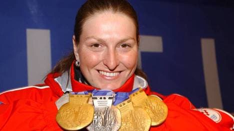 Allein bei den Olympischen Spielen 2002 in Salt Lake City fuhr Janica Kostelic zu drei Olympiaseigen und einer Silbermedaille