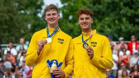 Max Just und Philipp Huster holten Gold