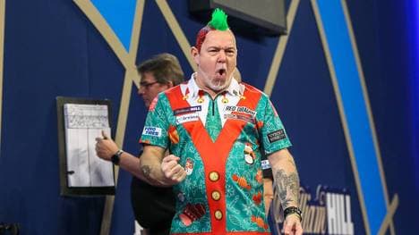 Peter Wright stürmt bei der Darts-WM ins Achtelfinale