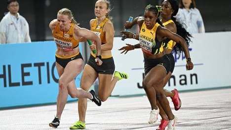 Die deutsche Frauen-Staffel (l.) fährt nach Tokio