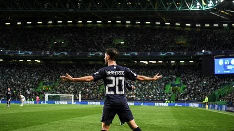 Bernardo Silva feiert sein Doppelpack