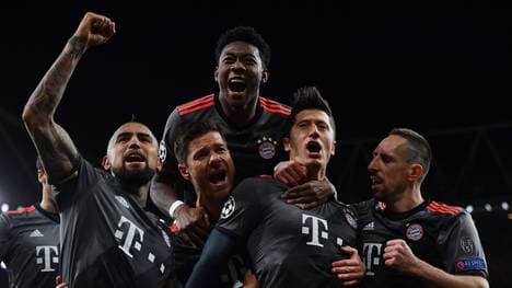 FC Bayern München, Robert Lewandowski, Arturo Vidal, Franck Ribery, Xabi Alonso, David Alaba