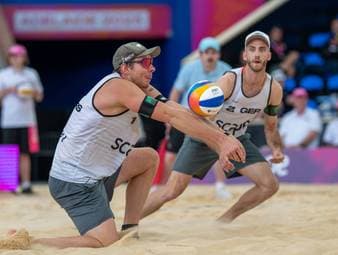 Beach-Duo greift nach WM-Medaille