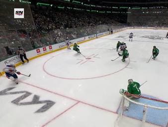 Der deutsche Nationalspieler trumpft für seine Edmonton Oilers im Duell mit den Dallas Stars groß auf und trifft spektakulär. Am Ende wird es trotzdem dramatisch. 