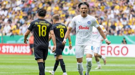 Shuto Machino brachte Kiel in Aachen in Führung