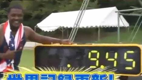 Justin Gatlin gelang auf kuriosem Weg ein 9,45-Sekunden-Lauf