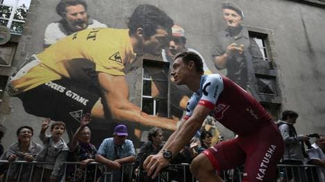 Tony Martin stürzte auf der achten Etappe am Samstag etwa 17 Kilometer vor dem Ziel