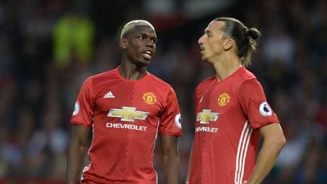 Zlatan Ibrahimovic (r.) hat sich für die Verpflichtung von Paul Pogba eingesetzt
