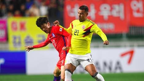 Edwin Cardona (r.) ließ sich zu einer rassistischen Geste hinreißen