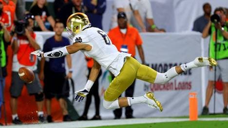 Equanimeous St. Brown spielt im College Football für Notre Dame Fighting Irish 