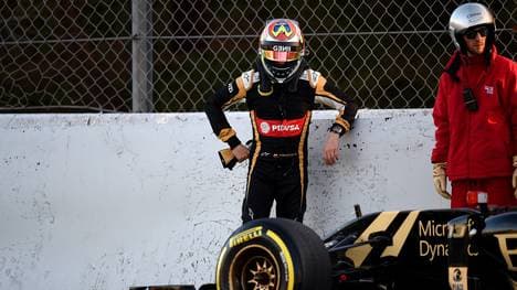 Pastor Maldonado überstand seinen Unfall unverletzt