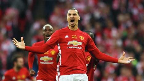 Zlatan Ibrahimovic' Vertrag bei United läuft im Sommer aus