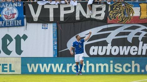 John Verhoek nach seinem Treffer