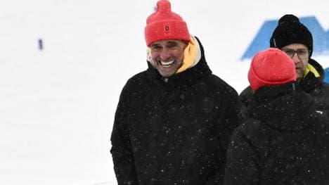 Klopp beim Biathlon in Antholz