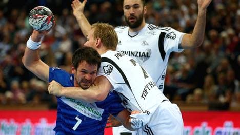 Matthias Flohr (l.) fehlte dem HSV wegen eines Syndesmoserisses