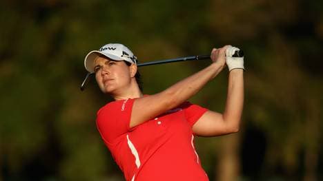 Caroline Masson Golf Abschlag