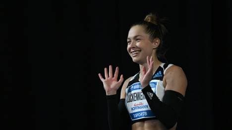 Gina Lückenkemper kommt in Berlin als Dritte ins Ziel