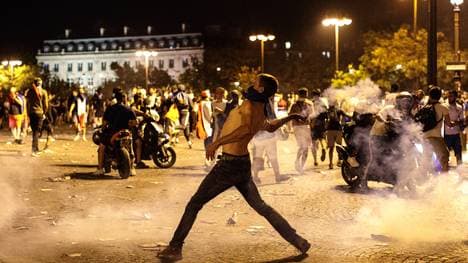 In Frankreich kam es nach dem WM-Sieg zu Ausschreitungen 