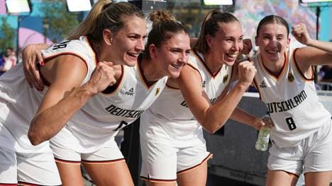 Olympia-Premiere: Das deutsche 3x3-Quartett